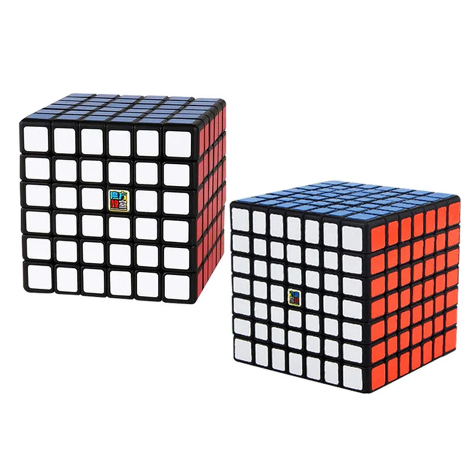 MoYu Meilong Speedcube Black Sticker 6x6x6 7x7x7 8x8x8 Cube Magic 4x4 5x5 6x6 7x7 8x8 Speed Puzzle  Educational Toy Children