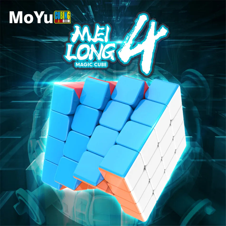 MoYu Meilong Speedcube Black Sticker 6x6x6 7x7x7 8x8x8 Cube Magic 4x4 5x5 6x6 7x7 8x8 Speed Puzzle  Educational Toy Children