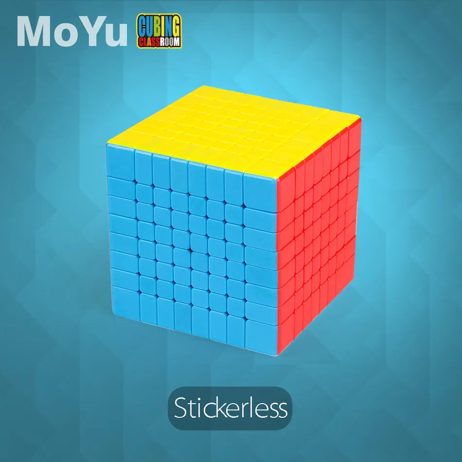 MoYu Meilong Speedcube Black Sticker 6x6x6 7x7x7 8x8x8 Cube Magic 4x4 5x5 6x6 7x7 8x8 Speed Puzzle  Educational Toy Children