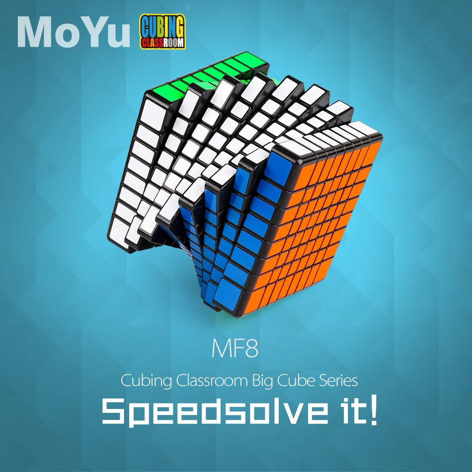 MoYu Meilong Speedcube Black Sticker 6x6x6 7x7x7 8x8x8 Cube Magic 4x4 5x5 6x6 7x7 8x8 Speed Puzzle  Educational Toy Children