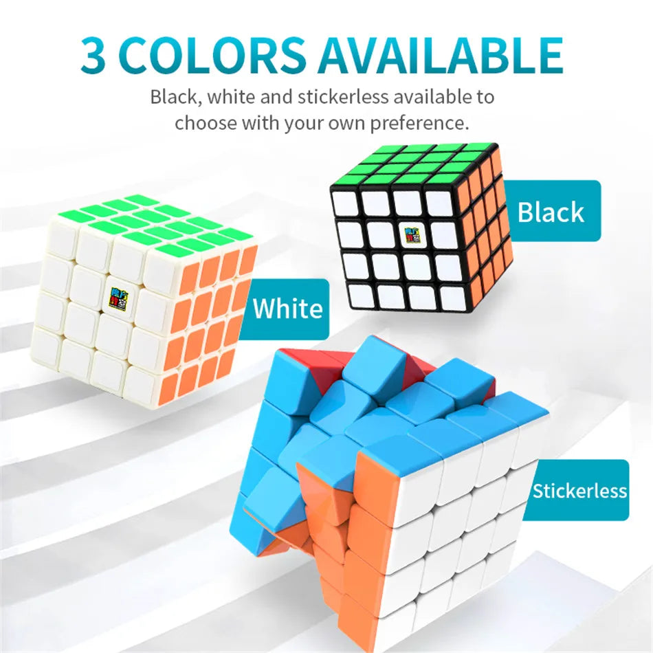 MoYu Meilong Speedcube Black Sticker 6x6x6 7x7x7 8x8x8 Cube Magic 4x4 5x5 6x6 7x7 8x8 Speed Puzzle  Educational Toy Children