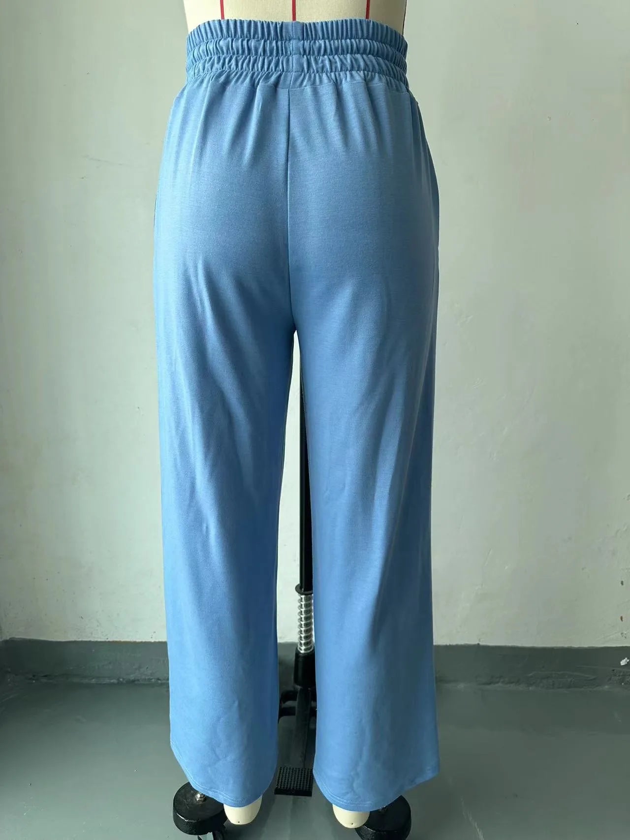 Sports pants for women in autumn 2023, new straight tube loose fitting sanitary pants, wide leg pants, outdoor dance casual pant