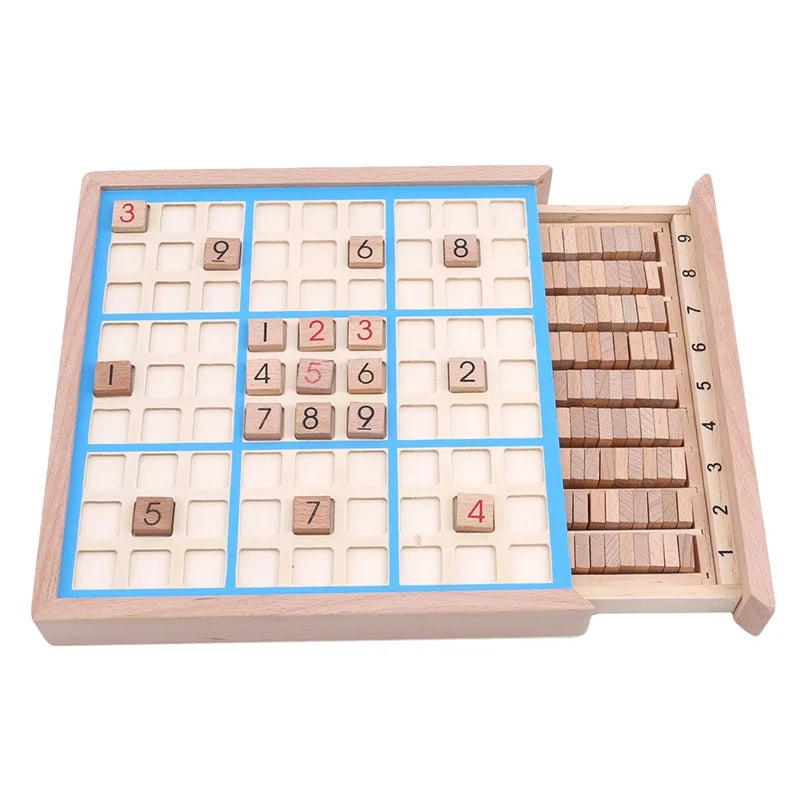 Sudoku Crosswords Montessori Wooden Educational Digits Inference logic Games Latin Square Math Puzzles Number Place Games Toys