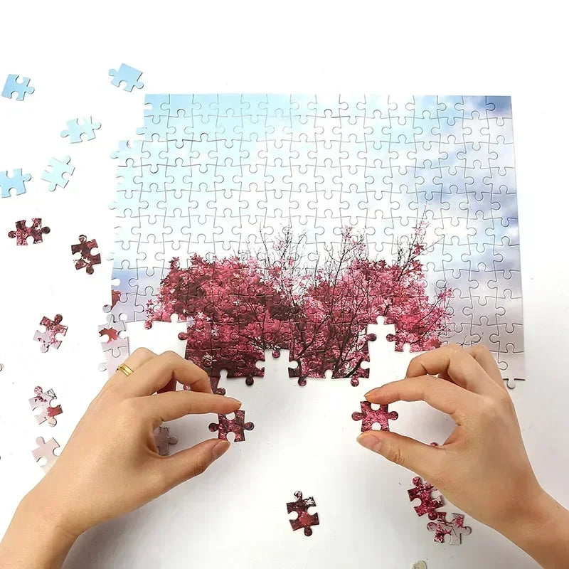 75*50cm 1000PCS Paper Jigsaw Puzzle Landscape Famous Painting Puzzle Character Series Series Home Decaoration Gift