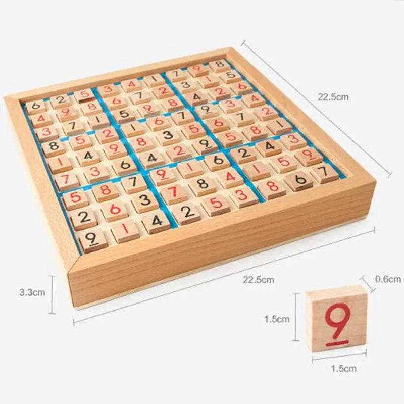 Sudoku Crosswords Montessori Wooden Educational Digits Inference logic Games Latin Square Math Puzzles Number Place Games Toys