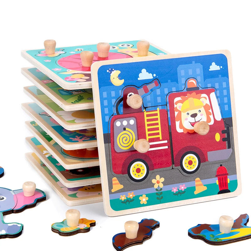 Montessori Toys Baby Puzzles Wooden Puzzles For Children Baby Games Montessori Educational Toys Baby Toys For Kids 1 2 3 Years