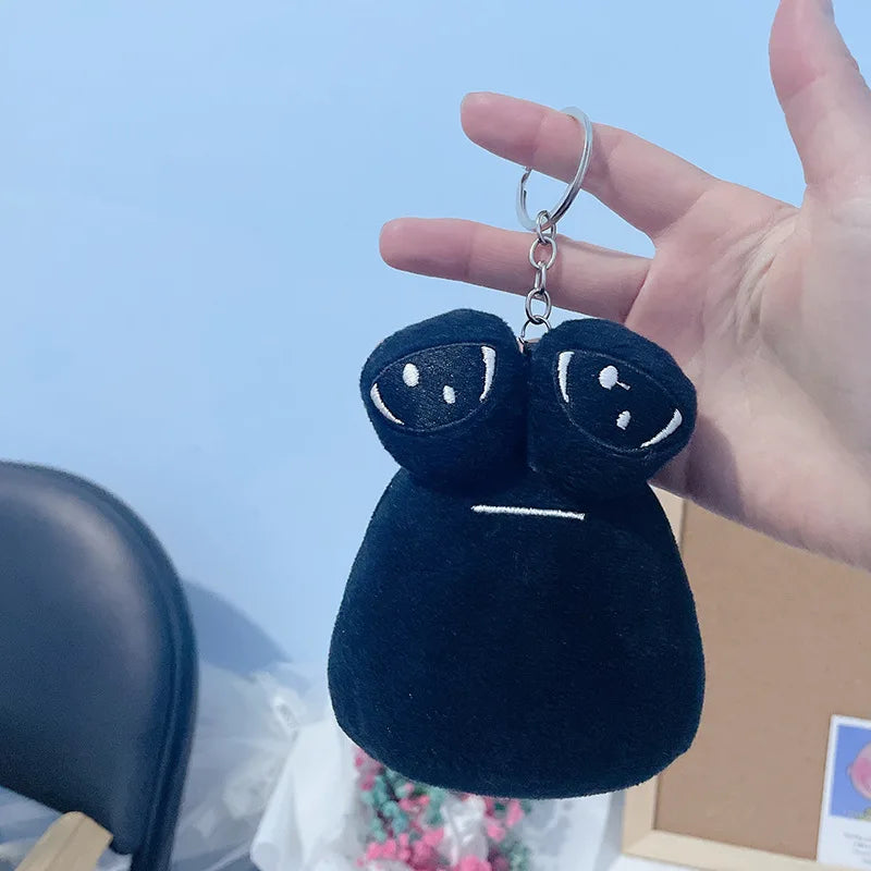 New My Pet Alien Pou Plushies Keychains Cartoon Anime Figures Peripheral Backpacks Pendants Bags Accessories Kids Birthday Gifts