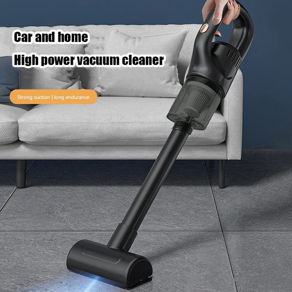 Mini Vacuum Cleaner Strong Suction Portable Wireless Car Vacuum with Detachable Dust Box for Car Home Cleaning