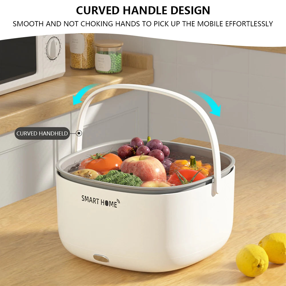 Vegetables Cleaning Basket Remove Pesticide Residues Fruits Vegetable Washer Shock Absorbing Suction Cup Home Kitchen Appliances