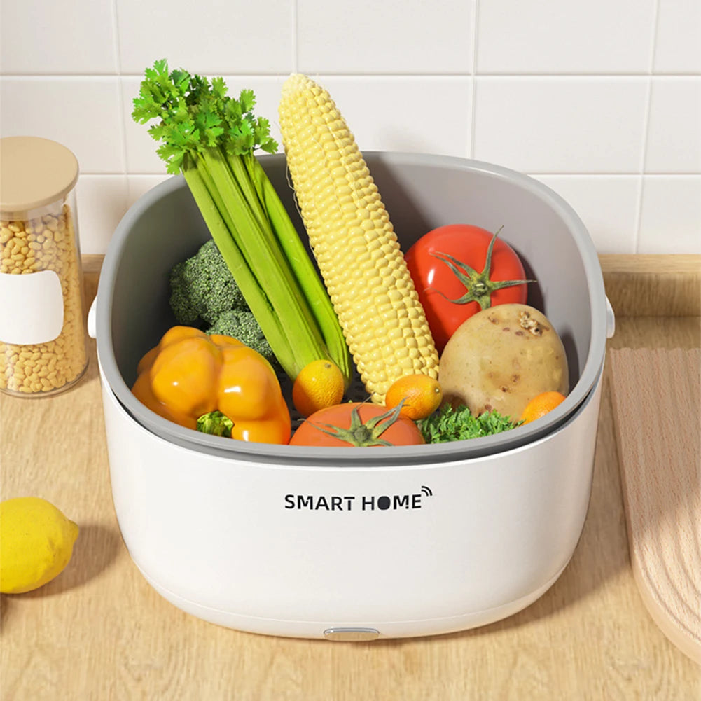 Vegetables Cleaning Basket Remove Pesticide Residues Fruits Vegetable Washer Shock Absorbing Suction Cup Home Kitchen Appliances