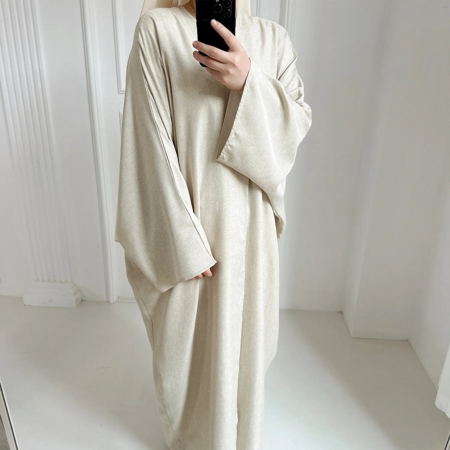 Eid Women Abaya Dubai Solid Muslim Kaftan Dubai Turkey Muslim Robe Islamic Abayas Cardigan Ramadan Caftan Elegant Vestidos