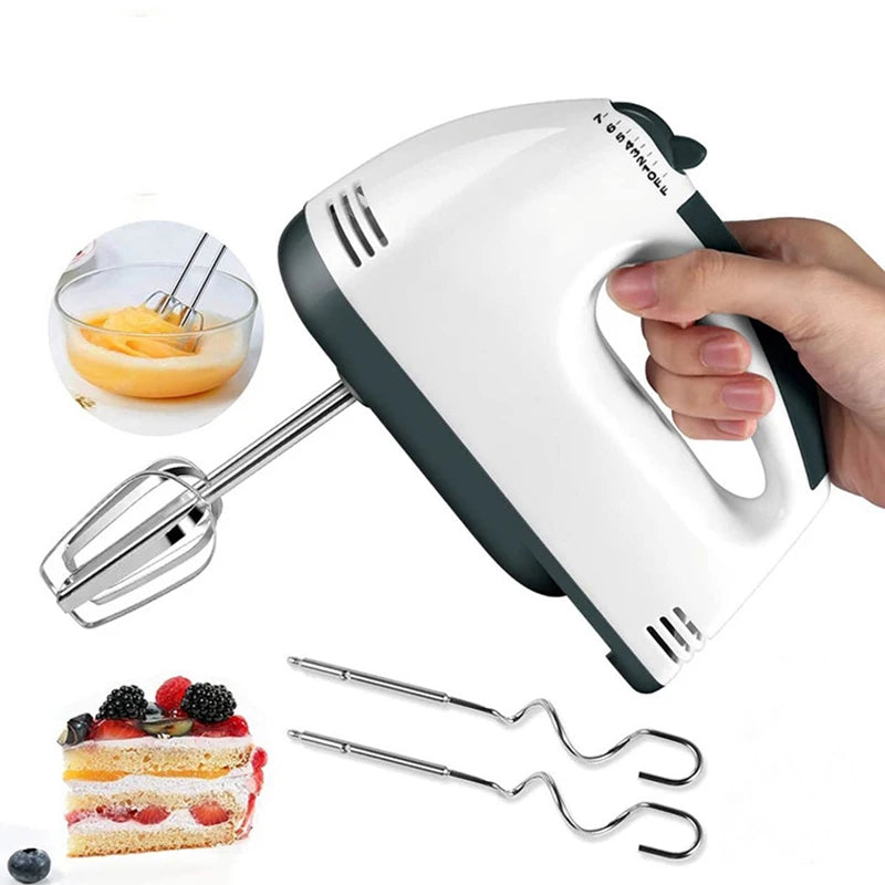 100W 7-Speeds Electric Mixer Egg Beater handheld Food Mixers Eggs Stiring blender Kitchen Cooking Tools For Baking Stirrer 220V