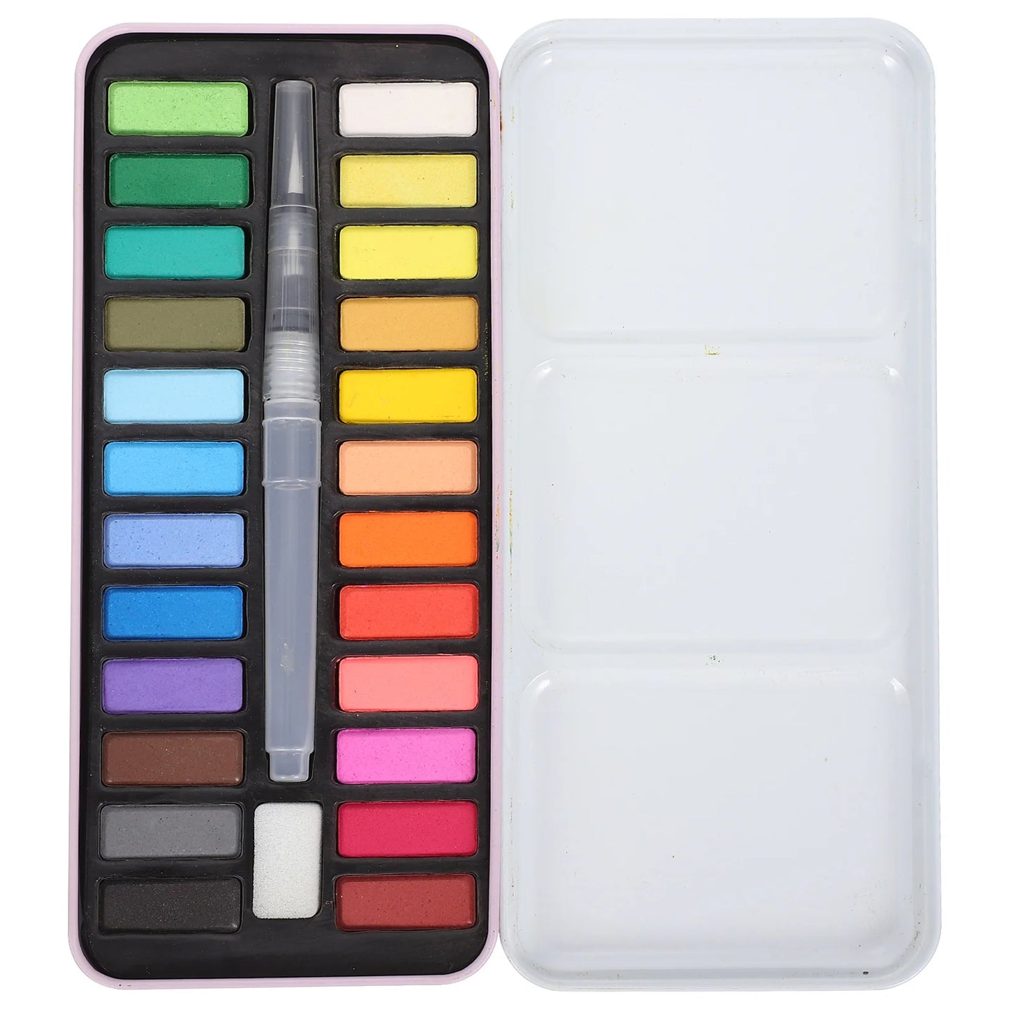 1 Set of Portable Gouache Paint Set Multi-function Watercolor Kit Professional Water Color Set