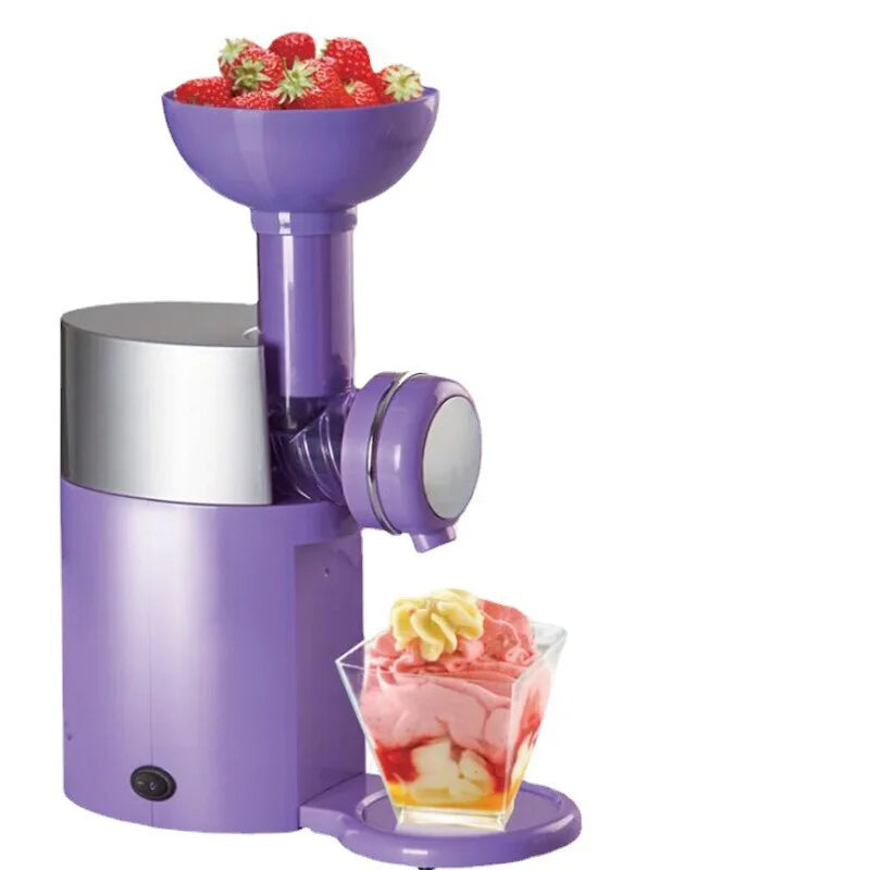 Household Kitchen Ice Cream Machine DIY Making Fruit Cone Frozen Dessert Maker Homemade Summer Heat Relief Popsicles Automatic