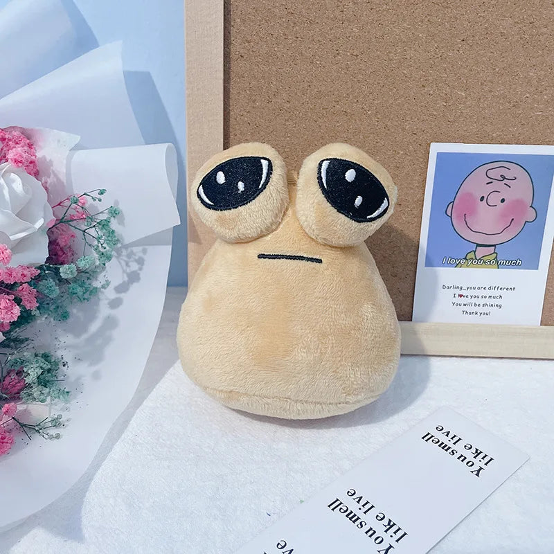 New My Pet Alien Pou Plushies Keychains Cartoon Anime Figures Peripheral Backpacks Pendants Bags Accessories Kids Birthday Gifts