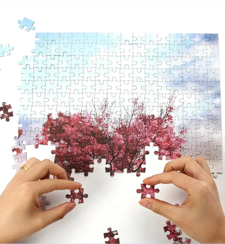 75*50cm 1000PCS Paper Jigsaw Puzzle Landscape Famous Painting Puzzle Character Series Series Home Decaoration Gift