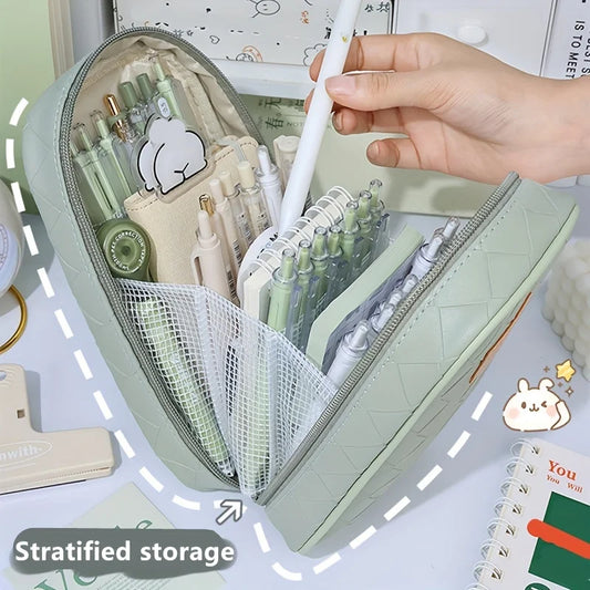 Multifunctional Large Capacity Pencil Case - Perfect for Students, Office and Travel - Organize Your Stationery Supplies