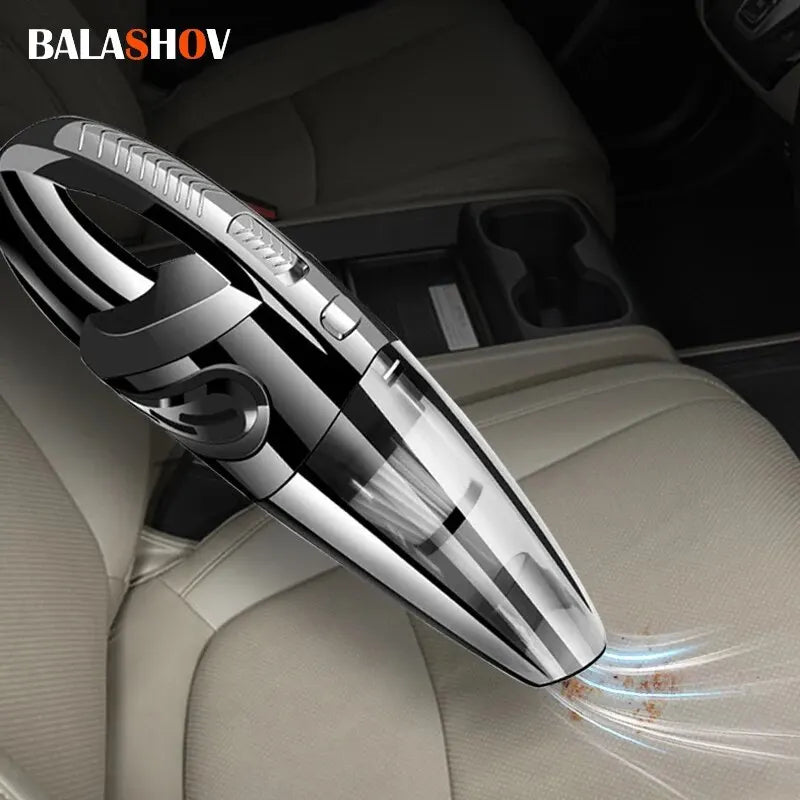 Handheld Vacuum Cordless Powerful Cyclone Suction Portable Rechargeable Vacuum Cleaner Quick Charge for Car Home Pet Hair